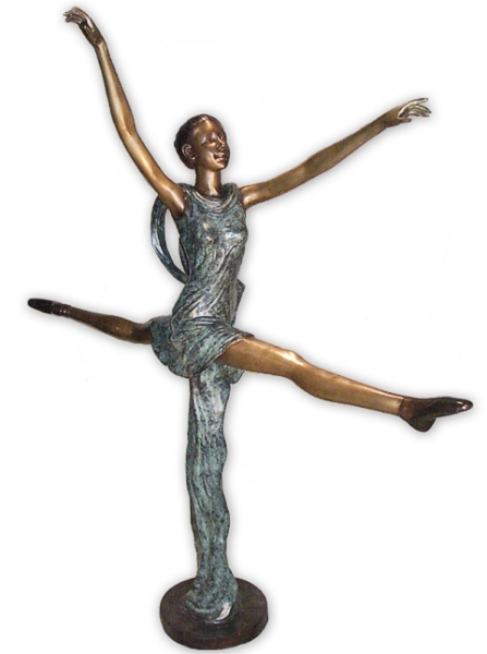 Bronze Ballerina Statue - AF 28936