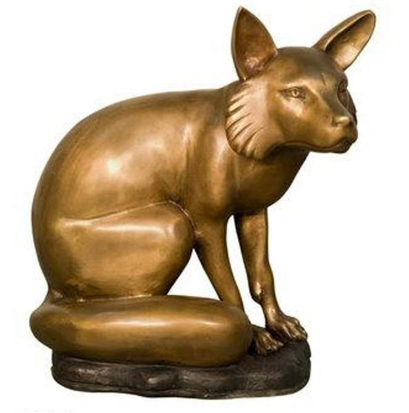 Bronze Fox Statue - AF 28956