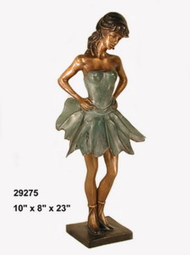 Bronze Ballerina Statue - AF 29275