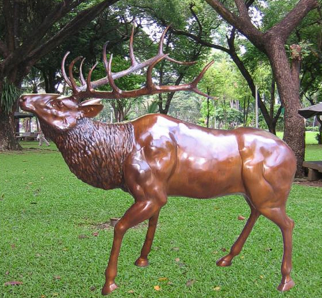 Bronze Deer Buck Statues - BB 365-17