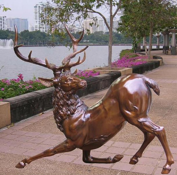 Bronze Deer Buck Statues - BB 368-10
