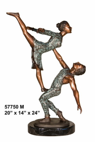 Bronze Dancers Statues - AF 57750M