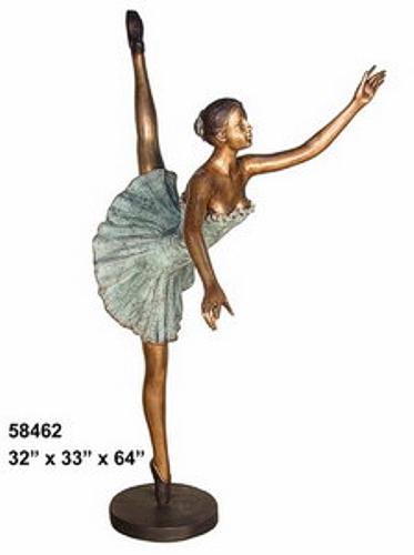 Bronze Ballerina Statue - AF 58462