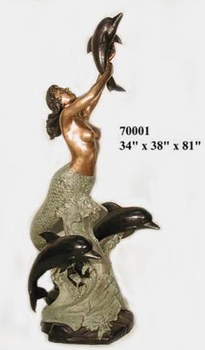 Bronze Mermaid Statues - AF 70001-S