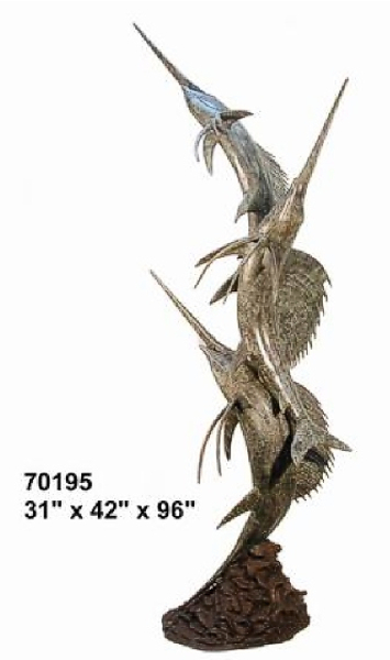 Bronze Marlin Fountain - AF 70195