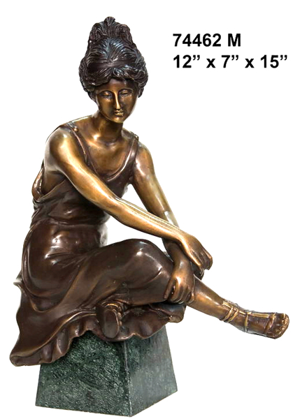 Bronze Dancing Lady Statue - AF 74462M