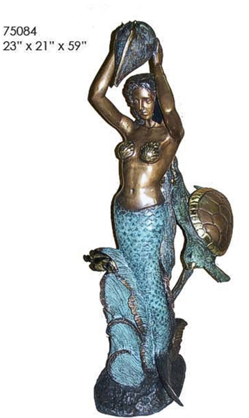 bronze mermaid statues for sale
