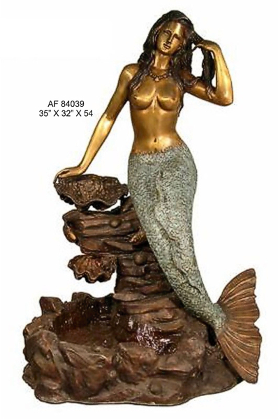 Bronze Mermaid Statues - AF 84039-S