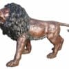 Bronze Roaring Lion Statue