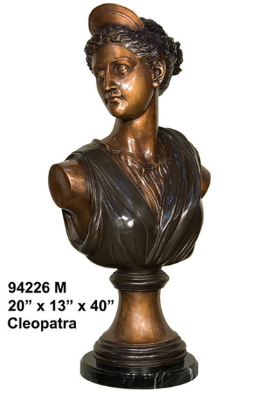 Bronze Cleopatra Bust