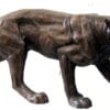 Bronze Panther Lurking Statue