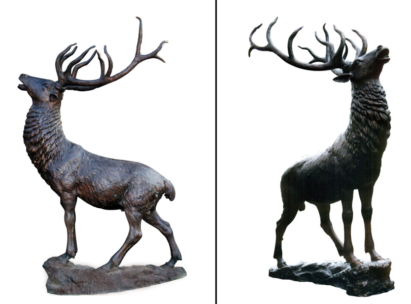 Bronze Deer Buck Statues - DD A-202