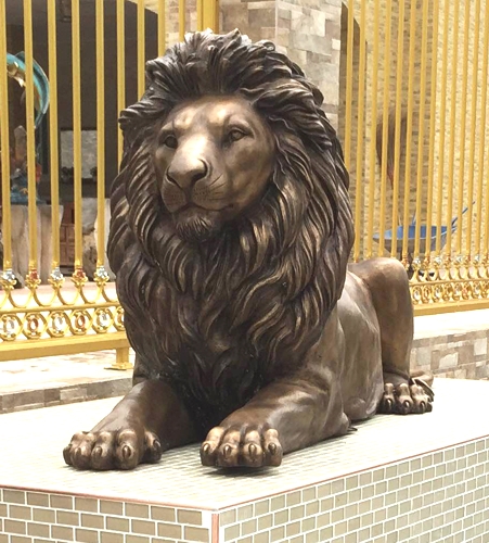 Bronze Lion Statue