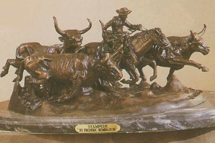 Remington Stampede Statue (Prices Here)
