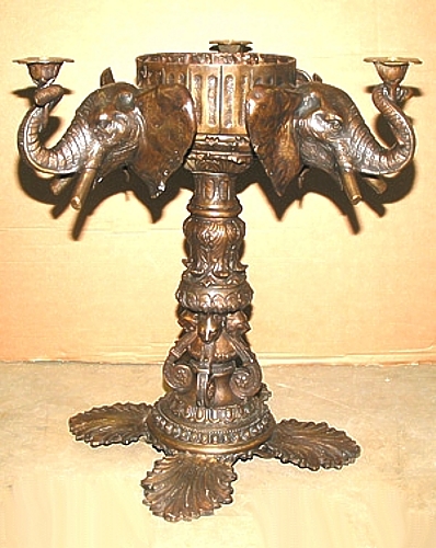 Bronze Elephant Dining Room Table Base - ASI BA-4135