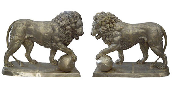 Bronze Lion Statues