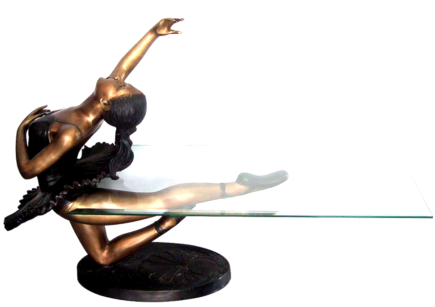 Bronze Ballerina Table - DK 1757