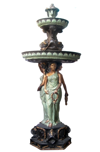 Bronze Classical Ladies Fountain - DD F-107