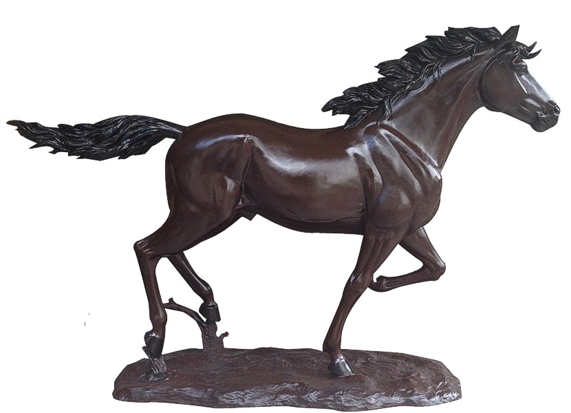 Galloping Bronze Horse Statue