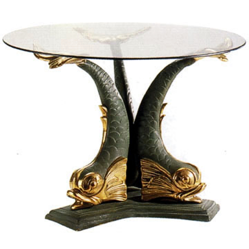 Bronze Fish End Table (At 2019 Prices)