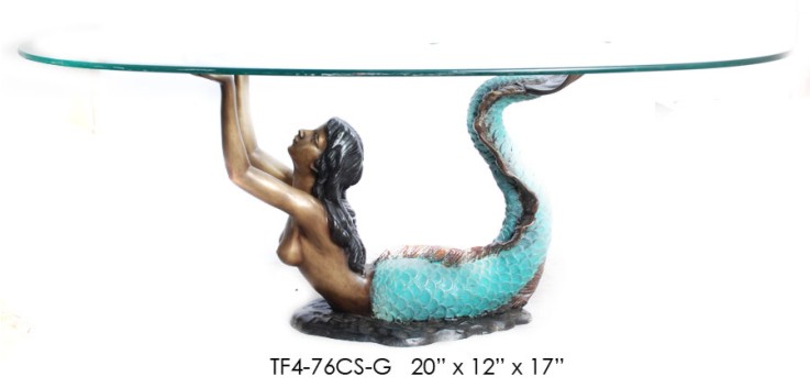 Bronze Mermaid Tables - ASI TF4-76CS