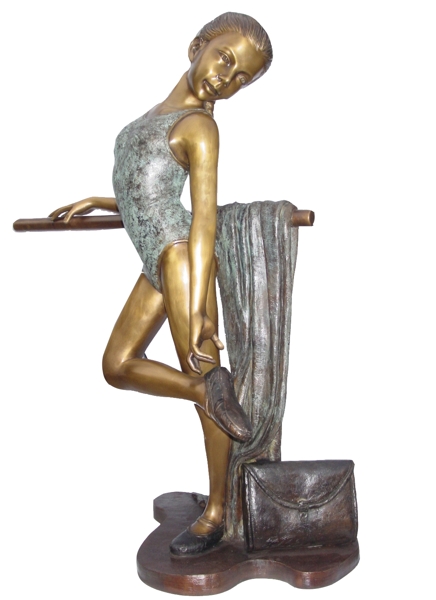 Bronze Ballerina Statue - KT P-784