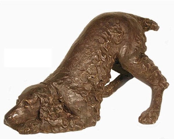 Bronze Playful Dog Statues