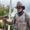 Life-Size Bronze Firefighter Memorial Statue
