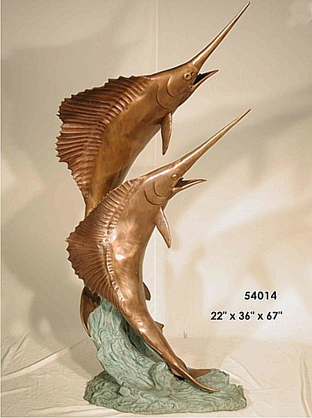 Bronze Sailfish Fountain (2021 Price) - AF 54014-F