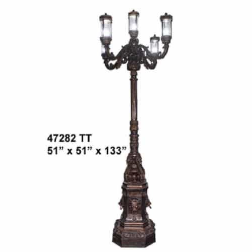 Bronze Decorative Torchiere Light - AF 47282 TT