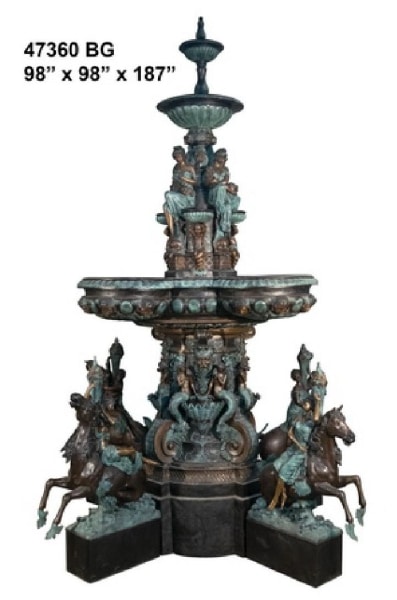 Bronze Large Bowl Fountains - AF 47360 BG