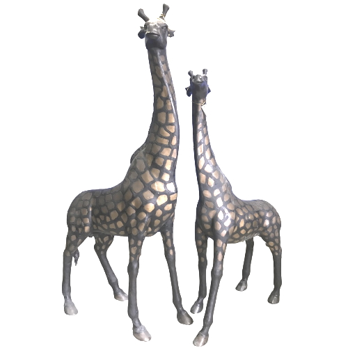 Bronze Giraffe Statues - DK-2693