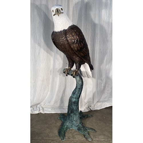 Bald Headed Bronze Eagle Statue (2020 Price) - AF 47260