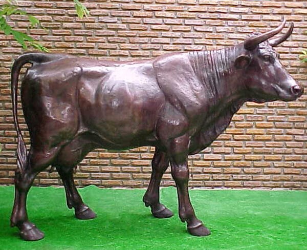 Bronze Cow Statue