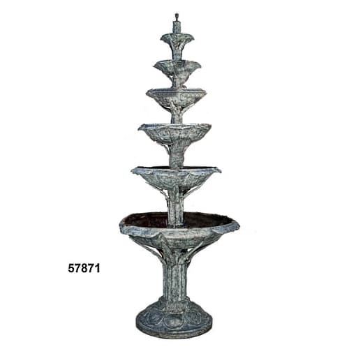 Bronze Six Tiered Bowl Fountain - AF 57871NB BL