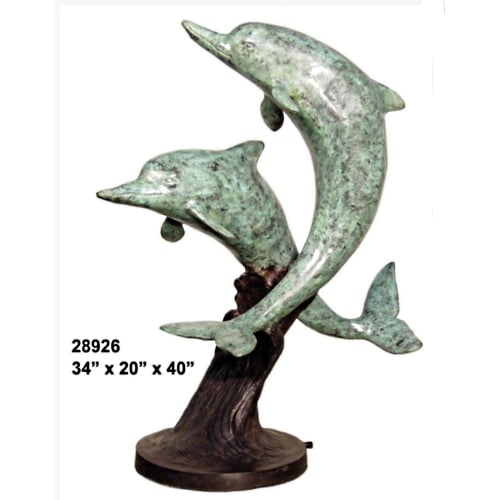 Bronze Dolphins Fountain - AF 28926