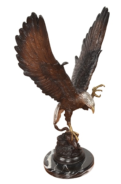Bronze Eagle Statue at (2021 PRICE) - AF 56444