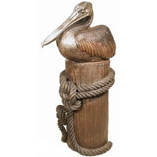 Bronze Pelican Statue - AF 81025