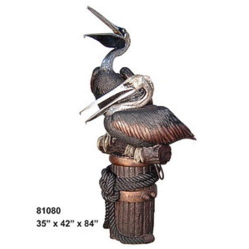 Bronze Pelicans Statues (2021 Price) - AF 81080