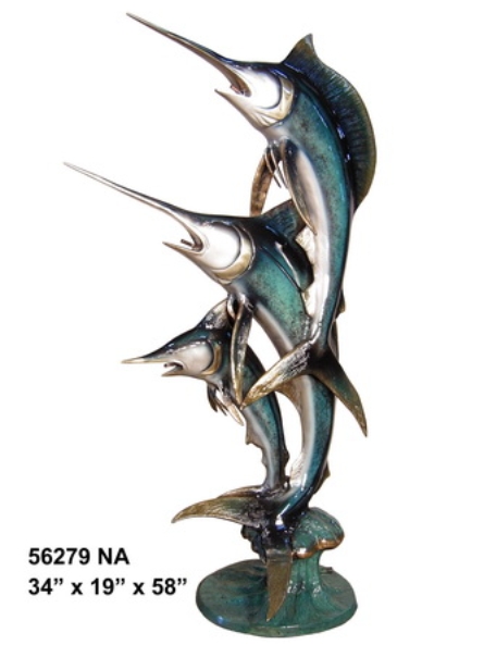 Bronze Sailfish Statue (2021 Price) - AF 56279NA S