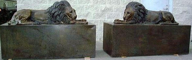Bronze Lion Statue - ASB 864