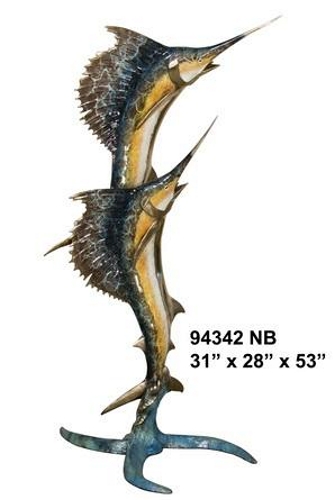 Bronze Leaping Sailfish Fountain  (2021 Price) - AF 94342NB