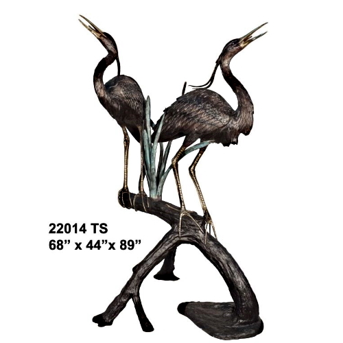 Bronze Heron Fountain (2021 Price)