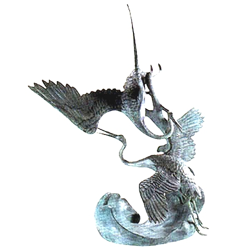 Bronze Heron Fountain (2021 Price) - DD A-026